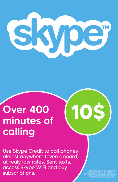 Skype Gift Card $10 USD